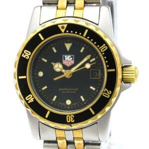 TAG HEUER Professional Quartz Gold Plated Steel Mens Watch  925.208H